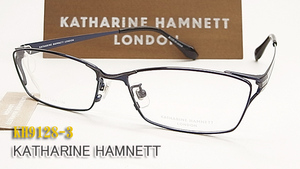 KATHARINE・HAMNETT キャサリンハムネット メガネ フレーム KH9128-3 正規品 日本製 チタン 眼鏡