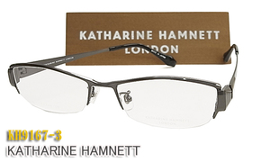 KATHARINE・HAMNETT キャサリンハムネット メガネ フレーム KH9167-3 正規品 日本製 チタン 眼鏡