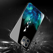 iPhone 13 Pro ケース iPhone13 proカバー アイフォン13 プロケース Apple 6.1インチ スマホケース 保護カバー 背面 TPU ガラスケース 魚_画像4