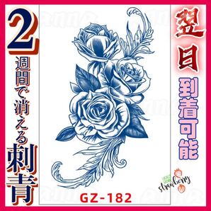 2週間で消える 182 ヘナタトゥー ジャグアタトゥーシール タトゥーシール ティントタトゥーシール ボディーアートシール タトゥー