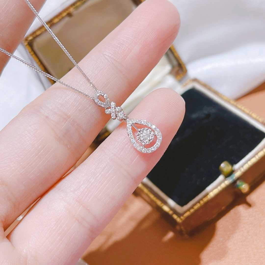 ダイヤモンド ネックレス ピアス 0.31ct Dカラー SI1クラス 3EXカット