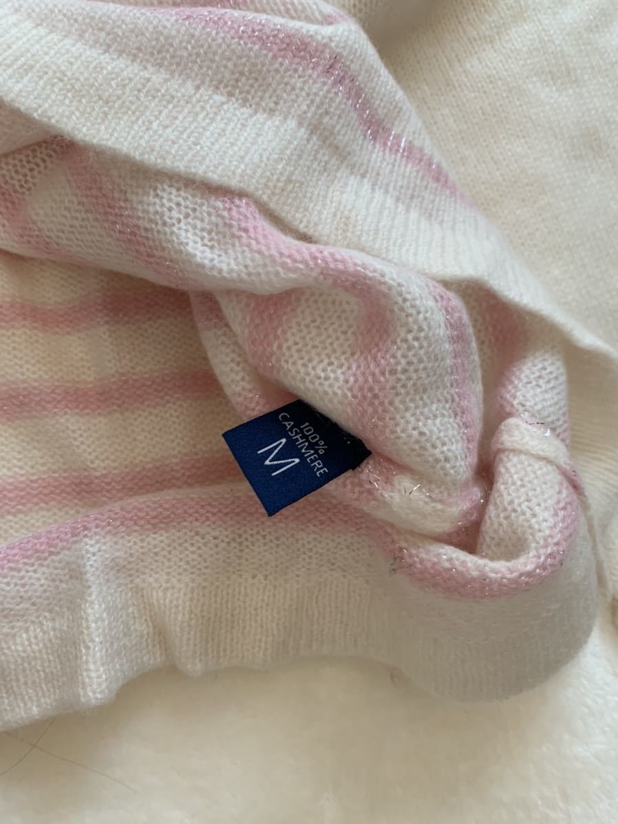 40.一点のみ　新品　未使用　今季　Gobi ゴビ　モンゴル産 　100% カシミヤ　レディース　ニットセーター M 柔らかい　長袖_サムネイル画像4