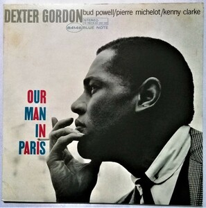 中古LPレコード　 DEXTER GORDON(デクスター・ゴードン) 『 OUR MAN IN PARIS　アワ・マン・イン・パリ 』品番： BLUE NOTE　BST-84146