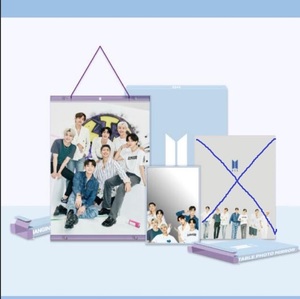 BTS　フォトミラー　ポスター　MERCH BOX ＃4　マーチボックス　ファンクラブ　新品　未使用　防弾少年団　グク　テテ　JIMIN　JIN　SUGA