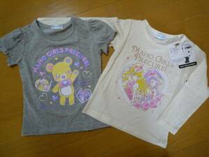  Mahou Tsukai Precure short sleeves & long sleeve T shirt 2 pieces set new goods 100cm G b
