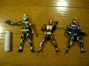 [U] Kamen Rider 555 Faiz other figure 3 body together 