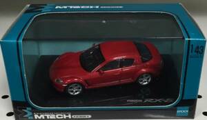 MTECH 1/43 H-09A Mazda RX-8 red 
