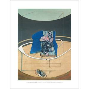 フランシス・ベーコン【ポスター Study for Portrait on Folding Bed, 1963】 Francis Bacon