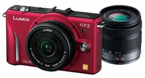 パナソニック デジタル一眼カメラ GF2 ダブルレンズキット(14mm/F2.5パンケ(中古 良品)
