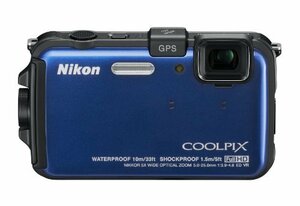 Nikon デジタルカメラ COOLPIX (クールピクス) AW100 オーシャンブルー AW1(中古 良品)