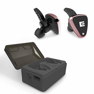 CASEBANK ワイヤレス イヤホン Bluetooth V4.2 高音質 AACコーデック ステレオ 対応 充電式収納ケース スポーツ マイク内蔵 ヘッドセット