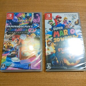【新品未開封】マリオカート8デラックス スーパーマリオ3Dワールド フューリーワールド switch