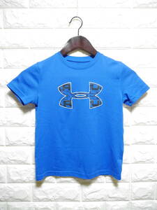 A334　◇　UNDER ARMOUR　|　アンダーアーマー　半袖Tシャツ　青系　中古　サイズYSM/JP/CH