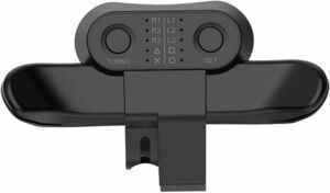 PS4 背面 ボタンアタッチメント Chayoo 背面パドル DUALSHOCK4 リコイル制御 連射 PS4コントローラー専用 背面ボタン（ブラック）150