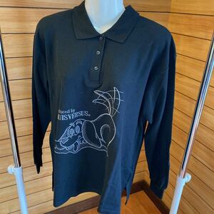 mercy Mcclub polo-shirt long sleeve dog L size 