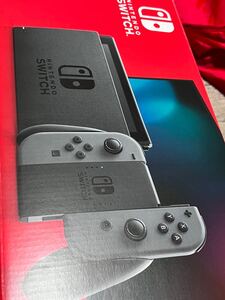Nintendo Switch グレー ポータブルスタンド付き ケースもあり