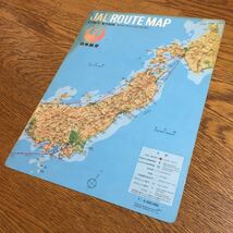 日本航空 JAL☆JAL ROUTE MAP 日本航空 航空路図 機内備付 FOR IN-FLIGHT USE ONLY☆NIKKO TRADING_画像1