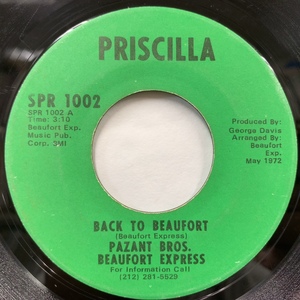 PAZANT BROS. &amp; THE BEAUFORT EXPRESS / Back To Beaufort / Water Front Blues