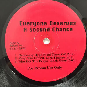 V.A. (LORD FINESSE、 BLACK MOON、 BDP、 MAIN SOUCE) / EVERYONE DESERVES A SECOND CHANCE