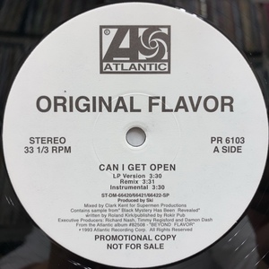 ORIGINAL FLAVOR / CAN I GET OPEN (reissue)