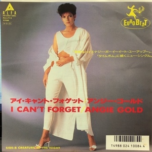 ANGIE GOLD / I Can't Forget