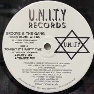 GROOVE AND THE GANG / Tonight It's Party Time