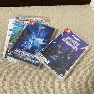 Switch ポケットモンスター ブリリアントダイヤモンド マップ付き フォートナイト ミンティーレジェンドパック 未開封!