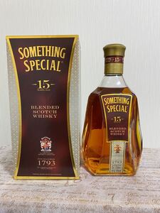 サムシングスペシャル 15年(並行輸入/箱付き/玉付き) 750ml(Alc 40度)