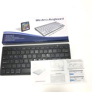 ワイヤレス キーボード BK3001 Bluetooth接続 単4電池2本使用