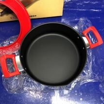 未使用品 ■ エポン 天ぷら鍋 24cm 調理器具 両手鍋　温度計欠品_画像3