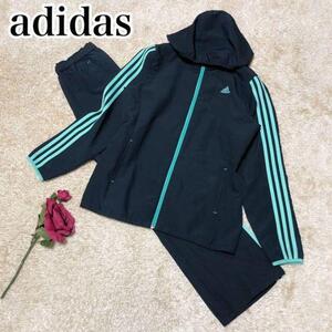 adidas/アディダスレディース ジャージ セットアップ パーカー ランニング