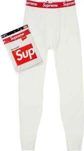 新品 Sサイズ Hanes Thermal Pant ヘインズ サーマルパンツ Supreme 21FW 国内正規品 未使用 未開封 1 pack 21AW small box logo