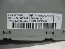 M-3238　VolksWagen　フォルクスワーゲン　VW-1K0 035 183 C　MP3　CDデッキ　純正オーディオ　補償付き_画像10