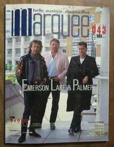 MARQUEE1992KEVIN AYERS8EL&P43EMERSON LAKE&PALMER河原博文Il Balletto di Bronzo永川敏郎PFM平山照継KENSO難波弘之043JACULAシェラザード