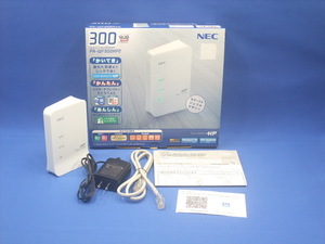 送料込み WiFi-AP増設用にいかが? 小型ルーター NEC PA-WF300HP2 奇麗な中古品