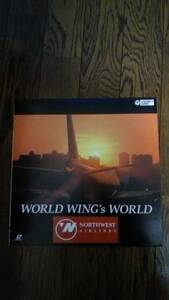 LD レーザーディスク WORLD WINGs WORLD ノースウエスト航空 飛行機 航空機
