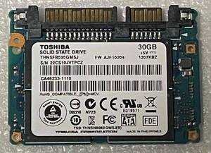 SSD TOSHIBA THNSFB030GMSJ 30GB 121908