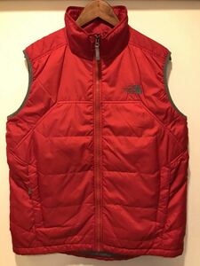 《送料込み》THE NORTH FACE ノースフェイス 中綿入り ナイロンベスト the north face アウトドア キャンプ ウインタースポーツ スノボ古着