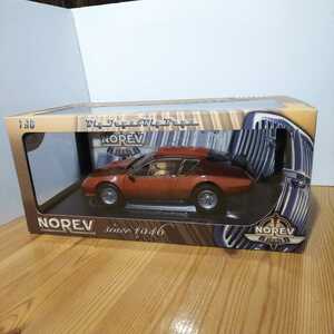 NOREV【1/18 ルノー アルピーヌ A310 V6】ミニカー ノレブ 茶系 オレンジ系 RENAULT ALPINE