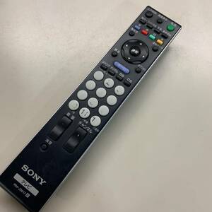 K29-088【ジャンク・返品不可】SONY/ソニー 　RM-JD017 (KDL-20M1/KDL-32J1/KDL-40V1/KDL-40W1/他)リモコン印字薄い