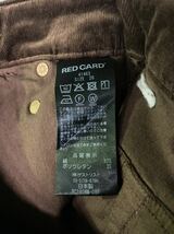 美品！RED CARDスーパーストレッチコーデュロイワイドパンツ！日本製！_画像6