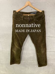 nonnative ストレッチコーデュロイパンツ！日本製！