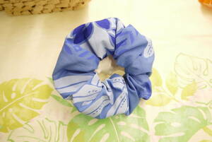 * Hawaiian miscellaneous goods * Hawaiian elastic | Hawaiian fabric | small gift | hair ornament | rubber < blue hibiscus >