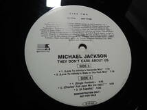 Michael Jackson・They Don't Care About Us　US promo.only 12”x２_画像4