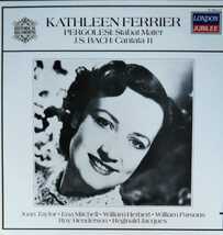 キャスリーン・フェリア 歴史的録音 英LONDON盤 ペルゴレージ スターバトマーテル バッハ カンタータ11番 KATHLEEN FERRIER PEROGLESI STAB_画像1