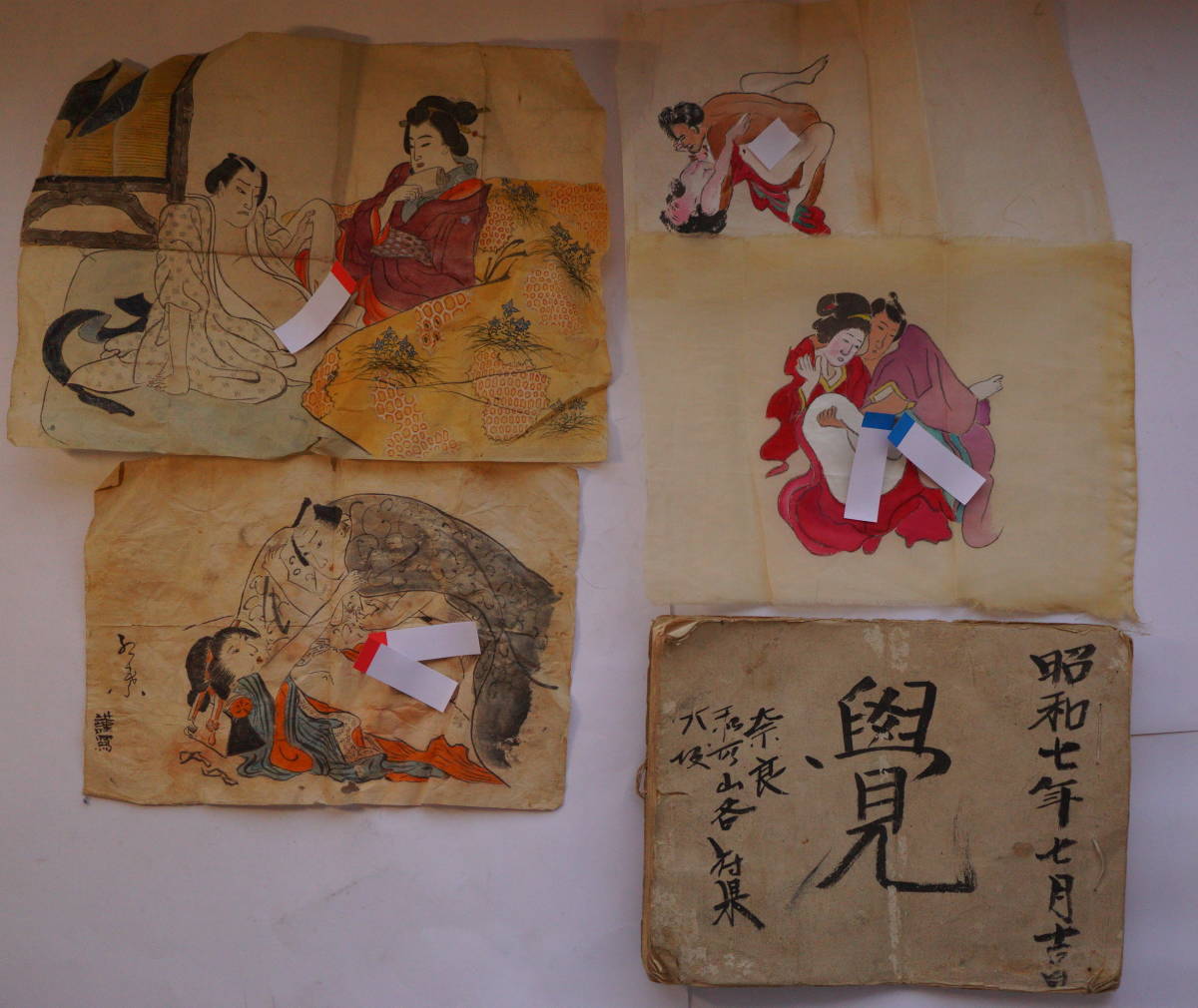 期間限定30%OFF! 木彫り春画 枕絵 あぶな絵 岳峯字彫之 鳥居清