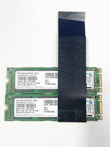 ■送料無料■ M.2 SSD256GB SAMSUNG MZ-NTY2560 2枚セット I-133