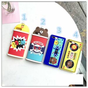 【値段改定】3D高品質ブラウンスプレーテープ ソフトケース iphoneケース