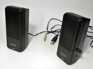 パソコン用　スピーカー　ブラック　MS-UP201-BK　 ELECOM