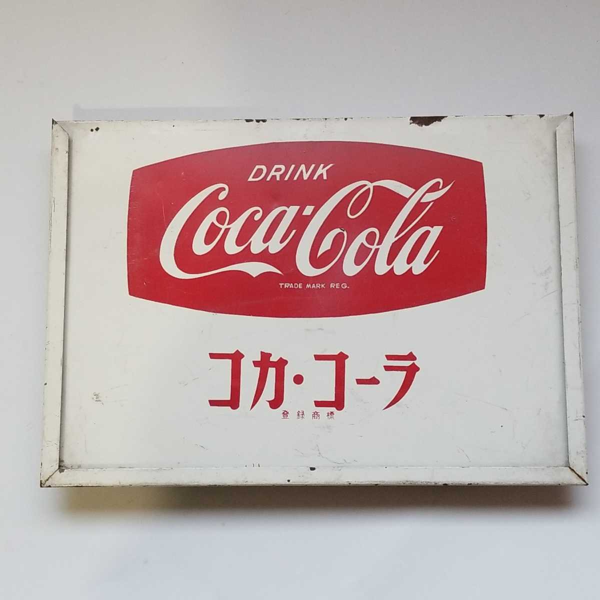 人気メーカー・ブランド コカ・コーラ アクリルパネル 当時物 店看板 2
